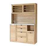 シルヴァン 開梱設置無料 食器棚 オープンボード FINO 幅140 オーク 大川産