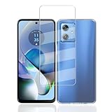 【1枚ガラスフィルム+1枚TPUソフトシェル】Moto G64 5G / Moto G64y 5G用の フィルム 液晶保護 フィルム 強化ガラス 硬度9H 高透過率 気泡ゼロ 指紋防止 飛散防止For Moto G64y 5Gケース クリア TPU 耐衝撃 落下防止 専用保護 シリコン ケースMoto G64 5G 用の ガラスフィルム + TPU セット