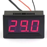 RioRand DC 12V Plug In Digital Thermometer with Temp Probe -50~110°c Temperature Detector Red LED Di
