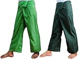 2 x Thai Fishermanパンツ妊娠ヨガマッサージビーチ夏パンツ