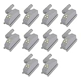 XCSOURCE 10個入りユニバーサルキャビネット食器棚ヒンジLEDライト内部照明クールホワイトforモダンキッチンクローゼットhs1067