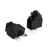 uxcell サーキットブレーカー　過負荷プロテクター　短絡保護　空気圧縮機用　10A ST-101E