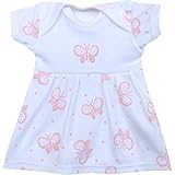 Premature Earlyベビー服エンベロープネックドレス1.5 – 7.5lb カラー: ピンク