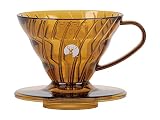 キャプテンスタッグ(CAPTAIN STAG) HARIO×キャプテンスタッグ コーヒー 珈琲 ドリッパー V60 1~2杯用 日本製 アンバー UW-3574