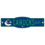 NHL Vancouver Canucksサイン、4.5 X 17インチ