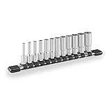 トネ(TONE) ディープソケットセット(6角・ホルダー付) HSL212 差込角6.35mm 内容12点