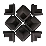 LEDMO 12 Pcs Baby Proofing Corner Guards,Soft and Nontoxic Edge&Corner Bumpers, Table Corner Guards 