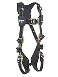 3M DBI-SALA ExoFit NEX 1103086 Nomex/Kevlar Full Body Harness, PVC Coated Alum. Back D-Ring, Comfort