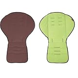 Mountain Buggy Reversible Fleece Stroller Seat Liner, Chocolate/moss by Mountain Buggy [並行輸入品]