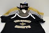 NFL Gear Kids Baby 24月新しいOrleans Saints Officially Licenced NFL 100 %コットンthree-piece TinyファンOnesies