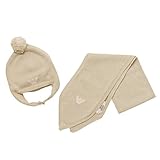 (アルマーニベビー) ARMANI BABY 出産祝い 2点セット (ニットキャップ&マフラー) BK804BEG [並行輸入品]
