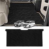 【ウェーブ柄デザイン】AUTO SPEC トヨタ アルファード40系 フロアマット+セカンド+ラゲッジ+サイドステップ 新型 ヴェルファイア40 7人乗り ドアステップ Alphard Vellfire 2023年6月～ 車種専用設計 アクセサリー 1台分 11PCS