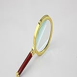 ガラスハンドヘルド拡大鏡読書拡大鏡ミラーストレートハンドル拡大鏡読み取り拡大鏡が直線Gを拡大処理する拡大ハンドヘルドストレートハンドルを読み取るハンドヘルド拡大鏡