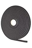 高断熱 屋内外用の高耐久隙間テープ EPDM ゴムスポンジ 粘着付 厚み15mm 幅15mm 長さ10m 岡安ゴム タフロングマイクロセル10