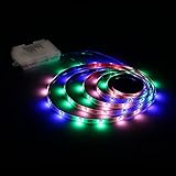 LED Strip Lights Battery Powered Zanflare PGB 2M/6.56FT 8 Light Modes LED Light Strip with Remote IP