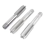 uxcell テーパーとメトリックタップ コネクタータップ M16 x 2mmピッチ 10cm全長 3個タップ 1個ボックスホルダー