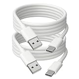 スマート良品 充電ケーブル 急速充電 Type-C Lightning USB-A 高耐久 iPhone Android スマホ PC対応 全機種対応 ホワイト 1m 2m （2本入り） (USB to C 1m 18W) [並行輸入品]