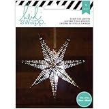 American Crafts 340568 Star Heidi Swapp Paper Lantern Small Seven Pt. Star Silver [並行輸入品]