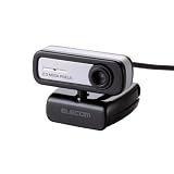 ELECOM WEB camera 2 million pixels one-fifth inch CMOS sensor Built-in microphone Compact Black UCAM