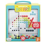 Chuckle & Roar 磁気ドットアートデザイナー – 数字による色ごとのステンシルアートトイ 対象年齢3歳以上 | 散らからず、旅行にやさしいクリエイティブプレイ