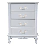 JKプラン 姫系家具 キャッツプリンセス かわいいチェスト ホワイト SGT-0107-WH