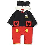 ベビードール ディズニー 中綿ジャンプスーツ フェイクダウン BABY(70-80cm) ミッキー