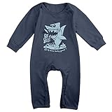 ファッション 男の子と女の子 サーファー シャーク Tシャツ 体に合う Navy Size 6 M