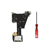 EC Support 互換品 SWITCH 有機ELモデル ヘッドホンジャック + SDカードリーダー スロット ゲームソフト 基盤 修理 交換 部品 パーツ Y字ドライバー付き