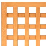 特注ラティスフェンス匠（ノーマル）・縦横格子・パイン色・木製（高さ＋横幅＝合計300cm以内）（ウッドフェンス）日本製