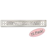 Cosmas 10554snサテンニッケルキャビネットPullバックプレート – 3 "インチ穴中心 – 10パック
