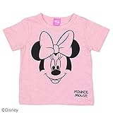 ミニーマウス 半袖 Tシャツ ベビー キッズ 子供服 ベビー服 カラバリ スラブ天竺 男の子 女の子 トップス ピンク 95cm 94180681PI95