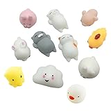 Kohore スクイーズ 低反発 安い セット ストレス解消 おもちゃ セット 人気 かわいい やわらかい 癒し動物 セット 可愛い顔表情 子猫 うさぎ チック ねこ 猫 動物系 携帯しやすい ストレ