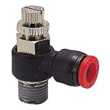 フローバル Air Push スピードコントローラ スピコンイン 適用チューブ外径4 ネジ(R)M5×0.8 ONSE 04M5-I