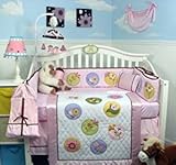 SoHo Happy Fairy World Baby Crib Nursery Bedding Set 14 pcs included Diaper Bag Set by SoHo Designs
