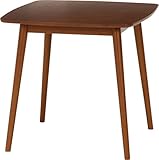 不二貿易 ダイニングテーブル クラム2 75×75cm ブラウン 96740