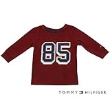 Tommy Hilfiger(トミーヒルフィガー) 85プリントTシャツ(DarkRed) 6-9m(6-9ヶ月) [並行輸入品]