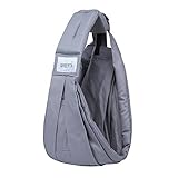 リベルタ(LIBERTA) ベビースリング ベビーキャリア 抱っこ紐 新生児 推奨最高体重15kg 日本語取扱説明書付き グレー