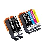 【pomme】 BCI-331+330/5MP ＋ BCI-330BK×2 染料 お得な7本セット キヤノン対応 互換インク 残量表示機能付 ISO14001/ISO9001認証工場