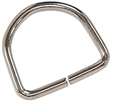 ヒルマングループの58425 3 / 4インチDリング、ニッケルメッキ、15-pack 58425 1