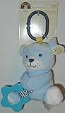 Child of Mine Chime and Chew Soft Plush - Blue Dog with Teething Ring and Chime by Child of Mine