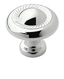 Amerock bp5302226アリソン値1 – 1 / 4in（32 mm）径ノブ – ポリッシュクローム
