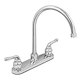 Lead Free Two-Handle Kitchen Faucet, Chrome [並行輸入品]