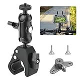 Flymile バイクホルダー マウントアダプター DJI RC 2/ RCコントローラー用 360°デュアルボールヘッド オートバイハンドルバーホルダー クランプ DJI Mini 4 Pro/Mini 3 Pro/Air 3/Mavic 3 Proスマートリモコン用