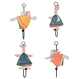 bueer 4 PACKR樹脂とアイアン素朴なヴィンテージ壁フック壁ラックフック付き