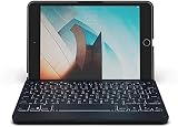 ZAGG フォリオ - Bluetoothタブレットキーボード - 7色のバックライト - Apple iPad mini 5 (7.9インチ)用 - チャコール