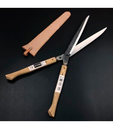 Amazon | 刈込鋏 はさみ ハサミ 手すき裏 「佐保」 青紙 鋼 刈込鋏