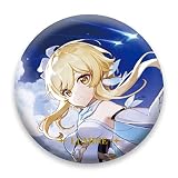 原神 公式グッズ 正規品 人気 キャラクター 缶バッジ (旅人（蛍）) [並行輸入品]