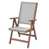 山善(YAMAZEN) ガーデンマスター フォールディングチェア FT-259DN GY