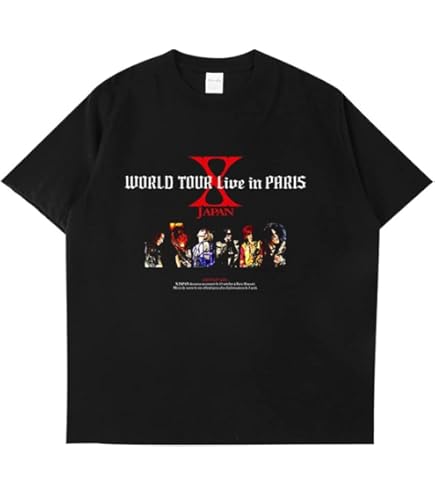 Amazon.co.jp: X JAPAN ロングTシャツ 5人 エックス ジャパン M