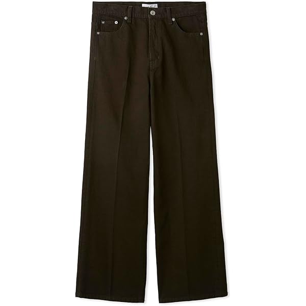 Amazon | [ミラオーウェン] 後ろウエストゴムサテンカーゴパンツ